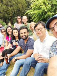 Members of the COSMIC team at the Wellcome Genome Campus